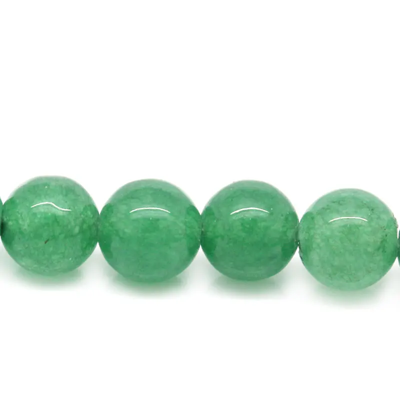 DoreenBeads круглые зеленые полудрагоценные камни из авентурина 6 мм (2/8 дюйма) диаметр.