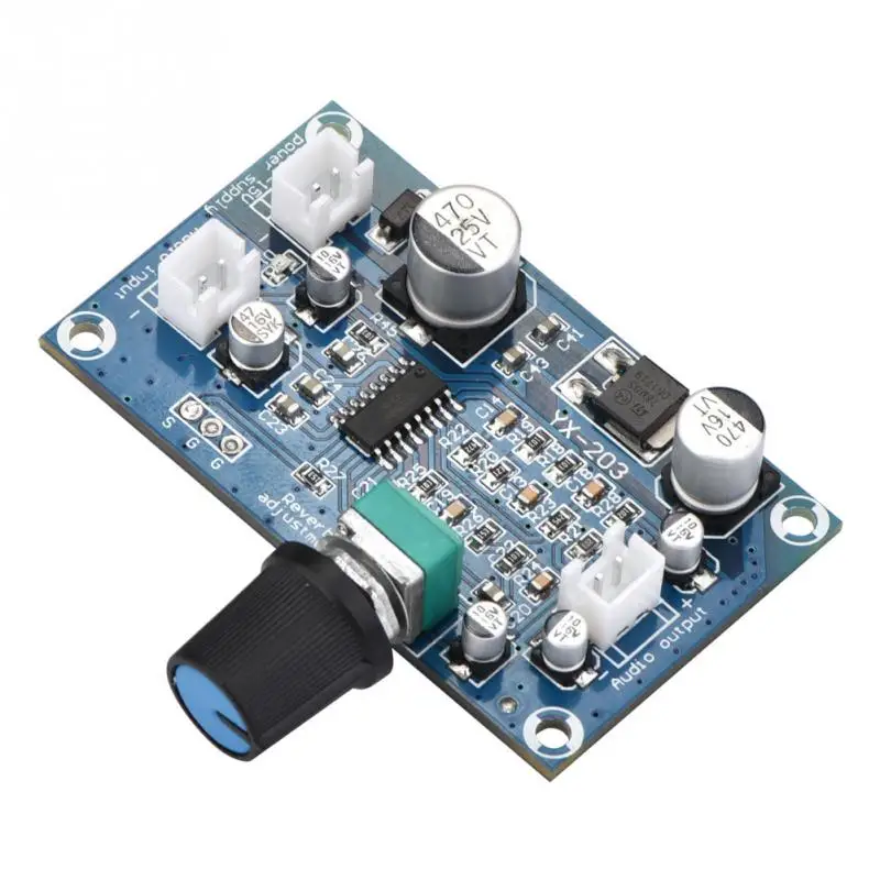 

Microphone Reverberation Plate Audio Power Amplifier Board Single Channel DC6-15V