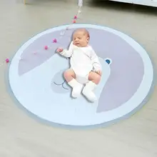 Милый мультфильм животных печатные круглые детские коврики ковер пол коврик игровой коврик для детей