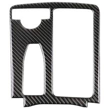 Automotive In Fibra di Carbonio di Guida A Sinistra Interna Marcia Tazza Pannello Decorativo Raccordi Per Mercedes Benz C-Class E-Class w204