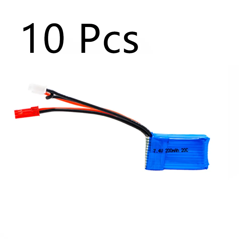 

10 20 pcs/lot 7.4V 2S 200mAh 20C LiPO Battery JST plug for RC scale 1/36 Model Buggy Truck F3P Indoor micro aircraft