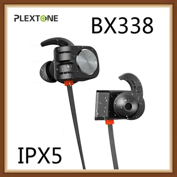 

Plextone BX338 Bluetooth Earphone IPX5 Waterproof Stereo Earbuds With Mic Handsfree Neckband Wireless Headphone For Phone Sport
