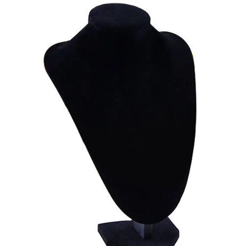 

2018 Newest Hot Necklace Jewelry Pendant Display Stand Holder Black Mannequin Show Decorate