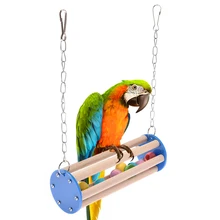 Жердочка для птицы Pet птица игрушки-Жвачки стенд попугай звонка висит качель для птичьей клетки игрушка для попугая попугай Pet Товары для птиц