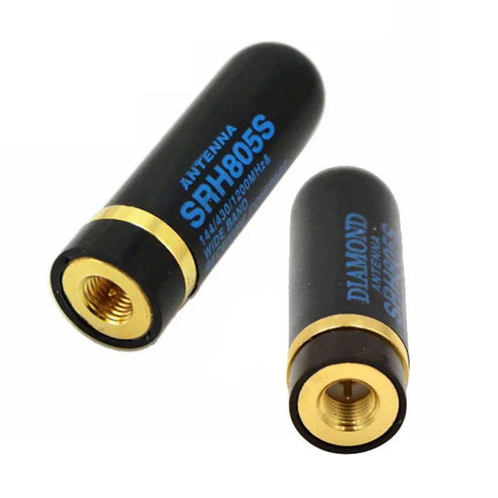 SRH805S Двухдиапазонная UHF + VHF антенна SMA штекер для Baofeng UV3R UV100 LINTON LT6100 LT6188 YAESU/Vertex