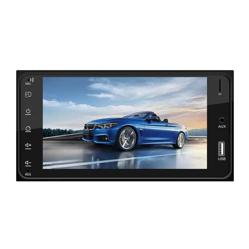 7 дюймовый автомобильный MP5 плеер с сенсорным экраном Bluetooth USB FM радиоприемник для