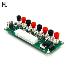 upgrade version 20 24 Pin ATX Benchtop PC Power Breakout Adapter with USB 5V port for