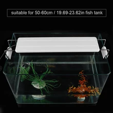 13 Вт аквариумный светодиодный светильник высокого качества, светильник для рыбы с выдвижными кронштейнами, с вилкой европейского стандарта, подходит для цилиндра 50-60 см