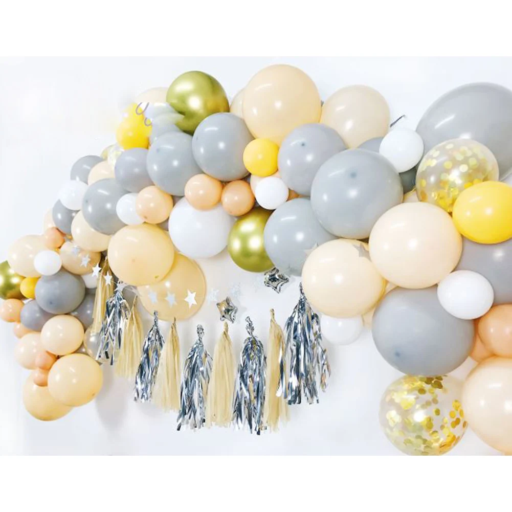 Romantic 3d Balloon Chain Background Wall Festival Party Wedding