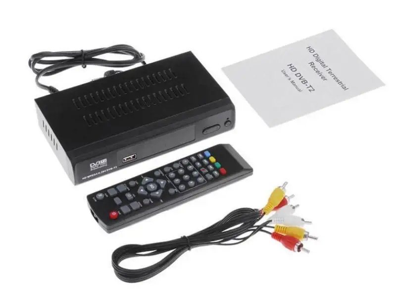 Koqit 1080P DVB-T2 Tv tuner dvb t2 HD TV Box receptor Terrestrial Convertor MPEG4 DVB T Digital Receiver Witi Youtube IPTV M3u
