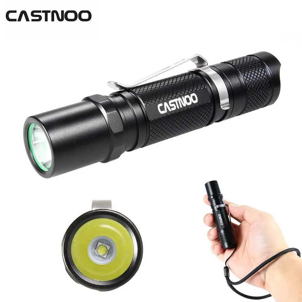 Castnoo Super mini R5 LED 3000 люменов светильник для вспышки наружный Карманный Прямая