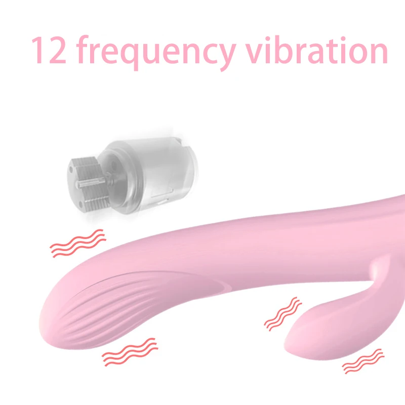 Qise 12 speed G Spot вибратор для женщин двойная вибрация водонепроницаемый силиконовый