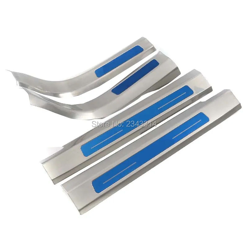 

For 2018 Volvo XC 60 Stainless Interior Door Sill Scuff Kick Plate Protector Trim Guard Pedal Cover Car Styling Accessories