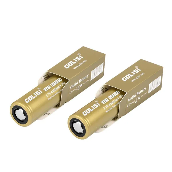 GOLISI S43 IMR26650 4300 мАч 35A защищенная перезаряжаемая пластинчатая головка с высоким