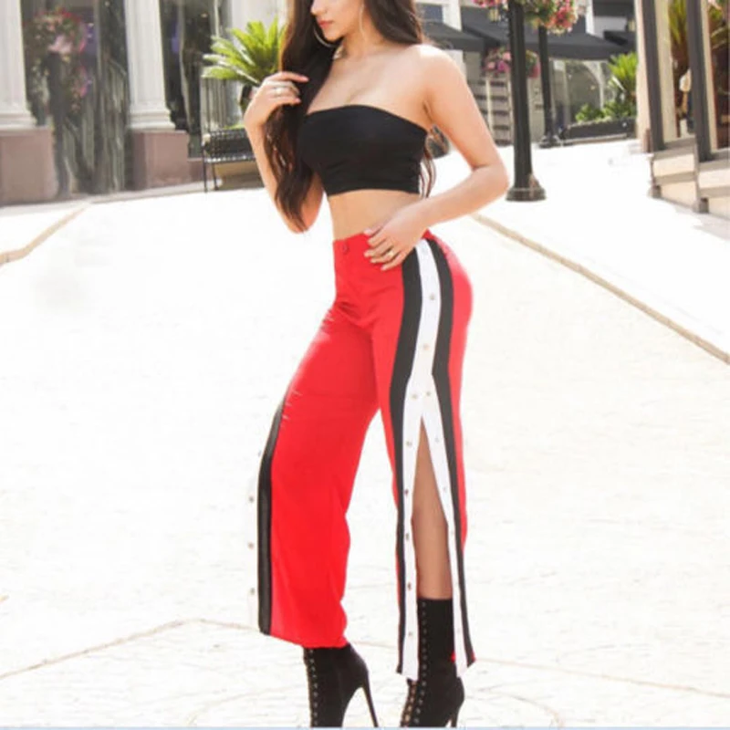 split jogger pants