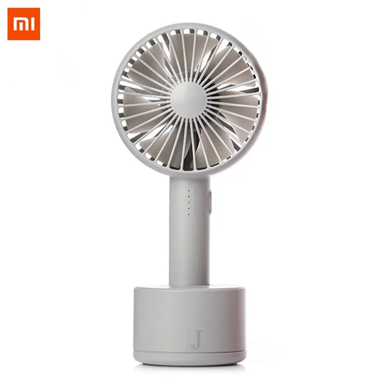 

Xiaomi Youpin 2 In 1 Mini Handheld & Oscillating 120 Degree Rotation Desktop USB Fan Multiple Wind Speed Cooling Fan with Base