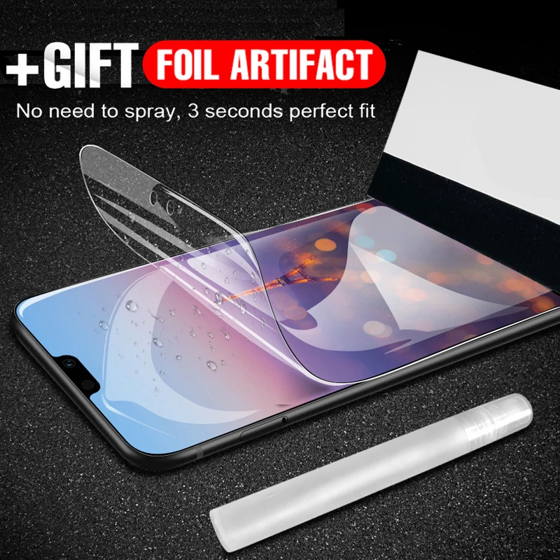 

Full Cover Soft Hydrogel Film On For Huawei P20 Lite P20 Pro Mate 20 Lite Screen For Honor 8X Max V10 Note 10 Nova 3 i Protect