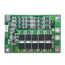 3S 40A для отвертки 12V li-ion 18650 Bms Pcm Защитная плата для батареи Bms Pcm с балансом Liion батарейный блок модуль