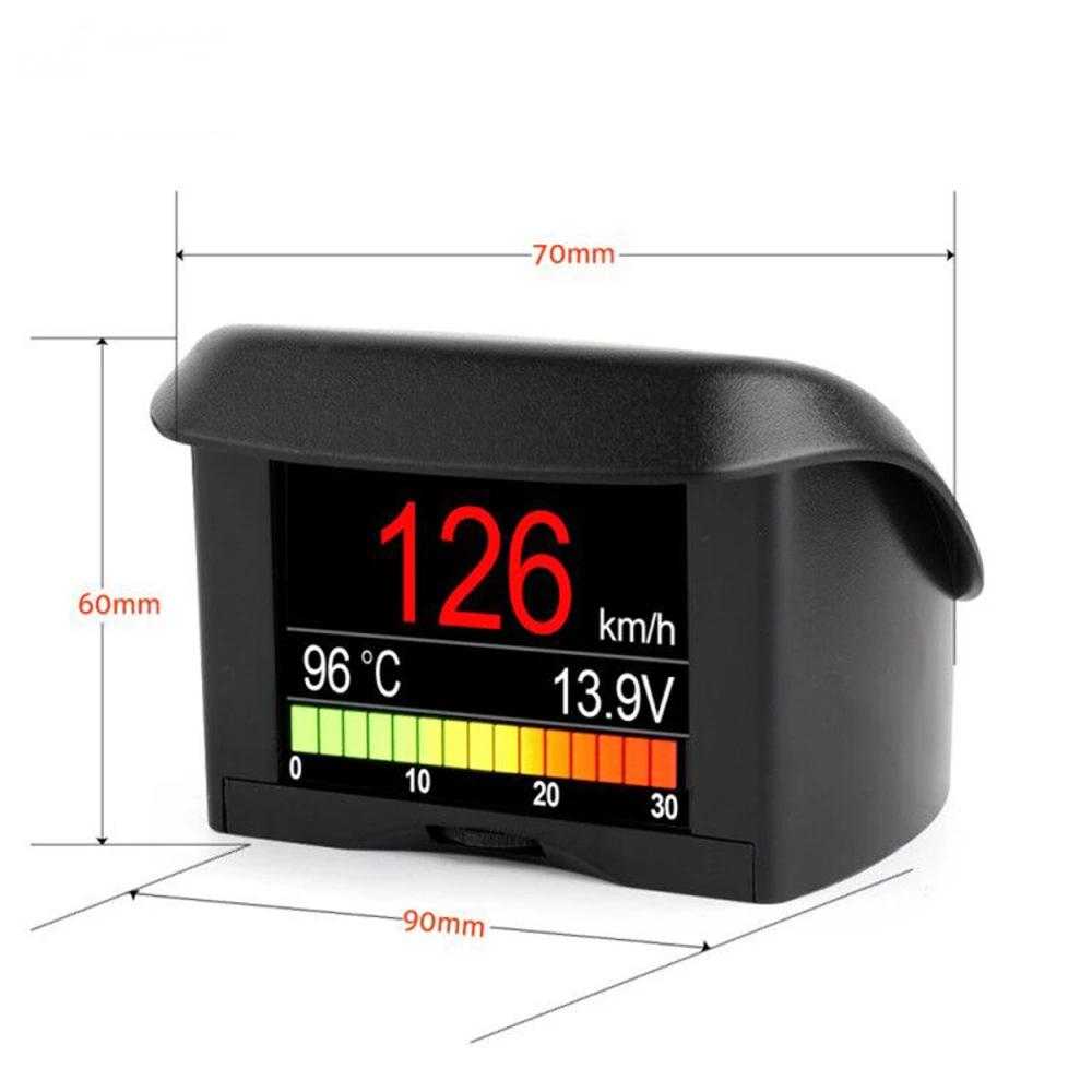 A202 OBD компьютер для вождения спидометр цифровой дисплей Автомобильный хладагент датчик температуры автомобиля диагностический инструмент