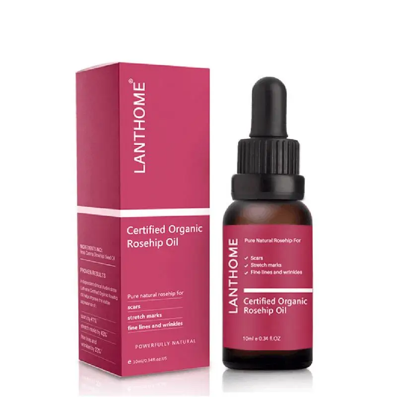 

10ml Plant Moisturizing Rosehip Oil Essence Natural Cold Pressed Unrefined Carrier Seed Oil Essence Skin Care Essence Oil