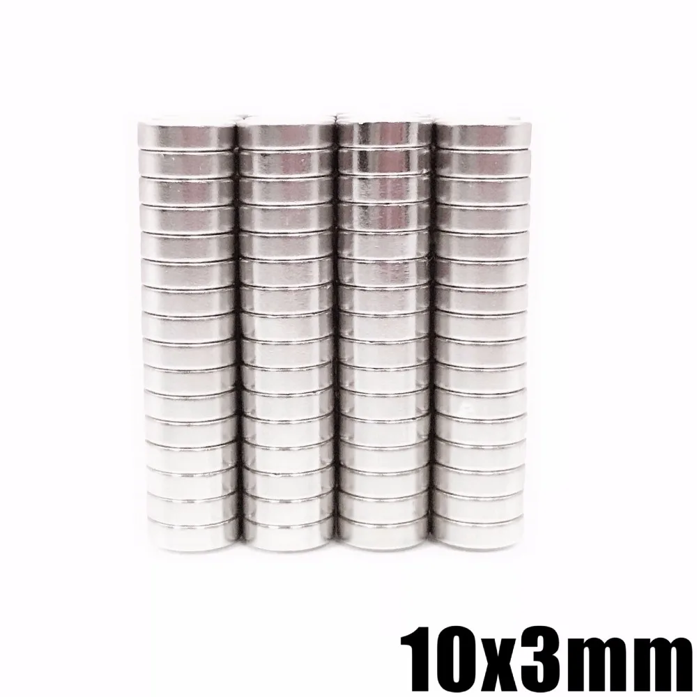 

20Pcs 10x3mm Neodymium Magnet N35 Small Round Super Powerful Magnetic 10*3mm Magnets Disc For Craft Permanent NdFeB 10mm x 3mm