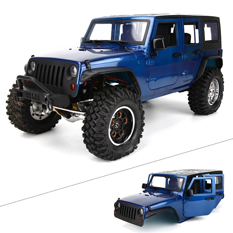Unassembled 12.3inch 313mm Wheelbase Body Car Shell for 1/10 RC <br />Crawler jeep Cherokee Wrangle Axial SCX10 