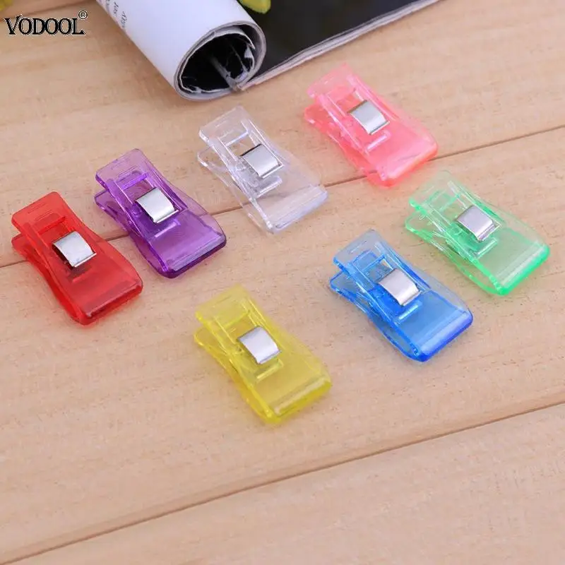 

20Pcs Mixed Plastic Wonder Clips Holder for DIY Patchwork Fabric Quilting Craft Sewing Knitting Clips Home Office Supply