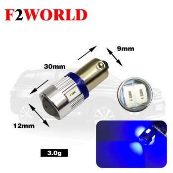 

2 pcs of BA9S 6smd 5630 LED Bulbs Projector Lens for Interior Courtesy Door Light/Indicator/Signal/Side Marker Light