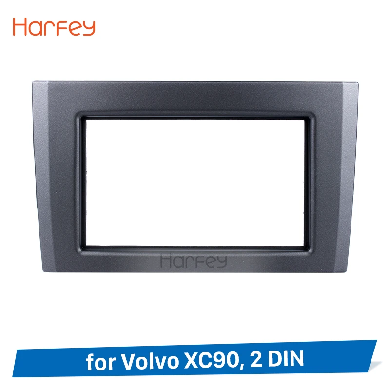 

Harfey Great 2DIN Car Radio Fascia For 2004 2005-2013 Volvo XC90 DVD Panel Trim Dash Audio Fitting Adaptor Auto Stereo Trim kit