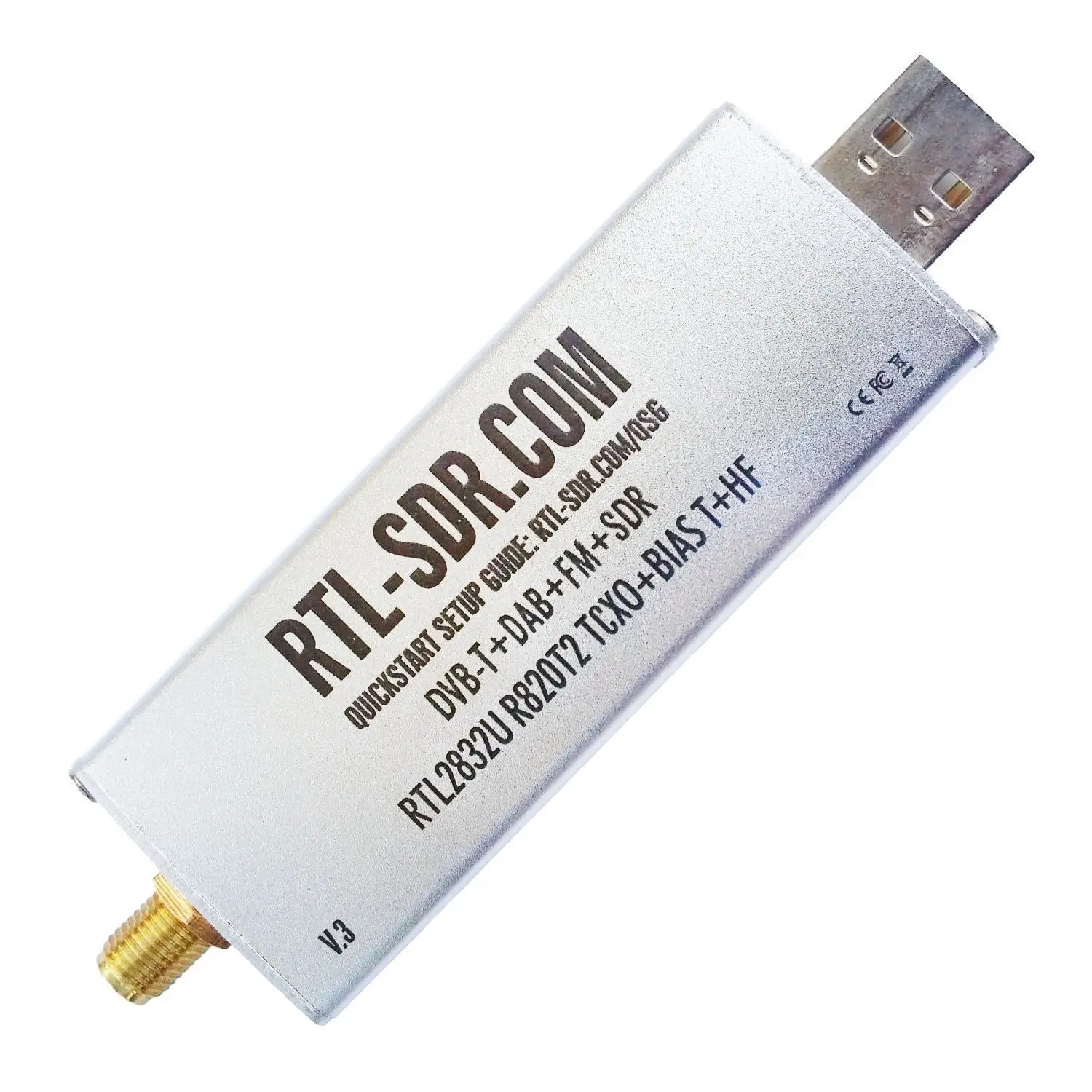 

RTL-SDR Blog V3 RTL2832U 1PPM TCXO HF BiasT SMA Software Defined Radio