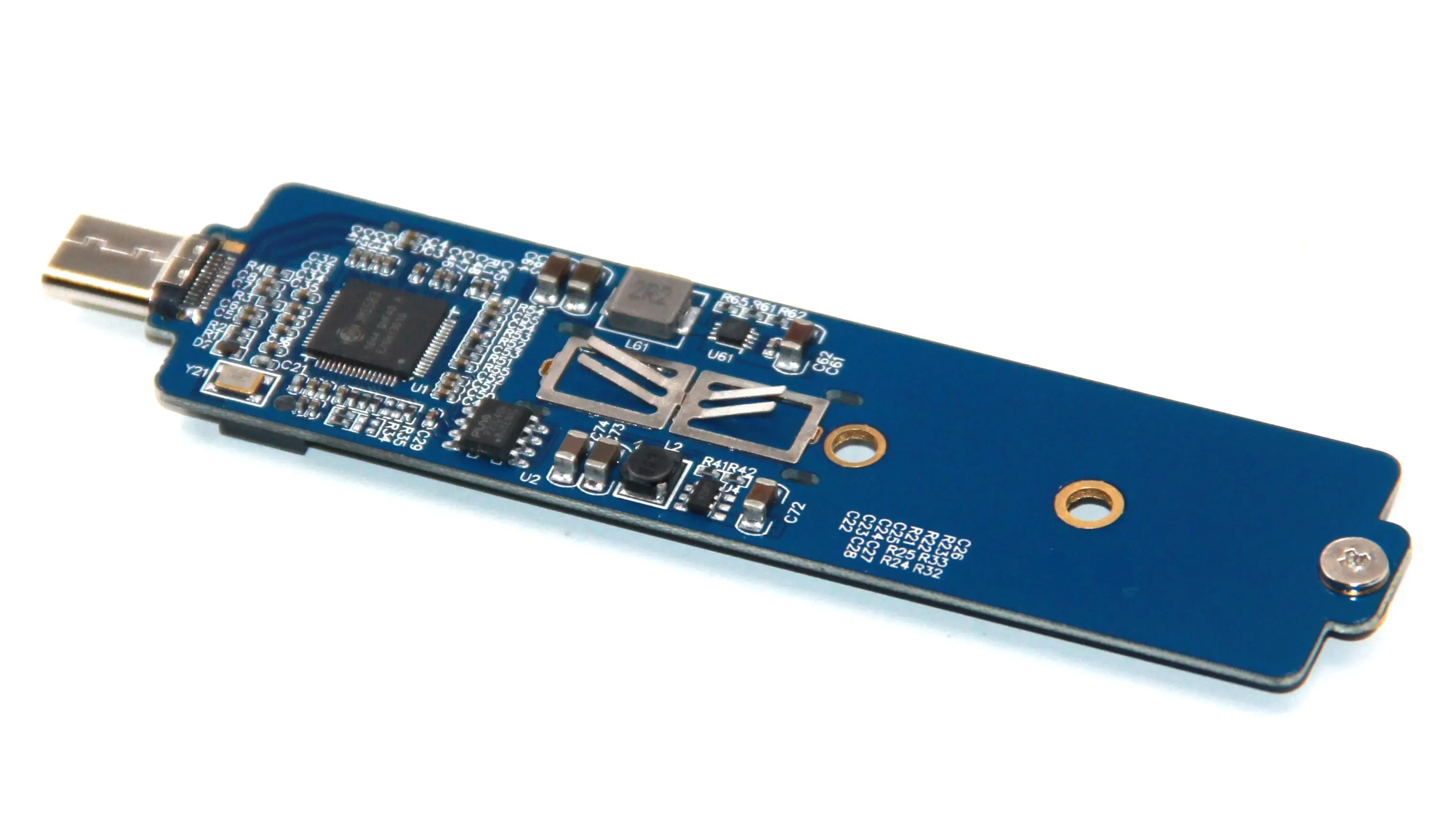 Portátil retráctil tipo C USB 31 a m2 NVME PCIE SSD unidad móvil 10 Gbps aleación de aluminio m2 M