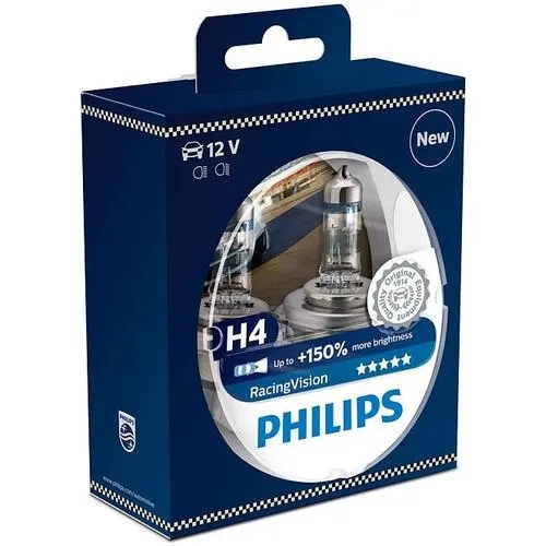 Lamp &quotPHILIPS&quot H4 12 V-60/55 W (P43t) racing Vision + 150 (2 pcs) | Автомобили и мотоциклы