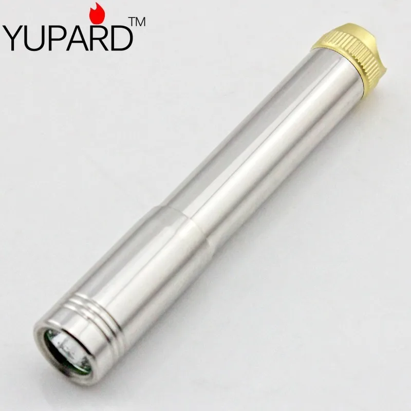 YUPARD многоцелевой Q5 нержавеющей оболочки фонарик 500Lms 1 * AAA 10440 аккумуляторная