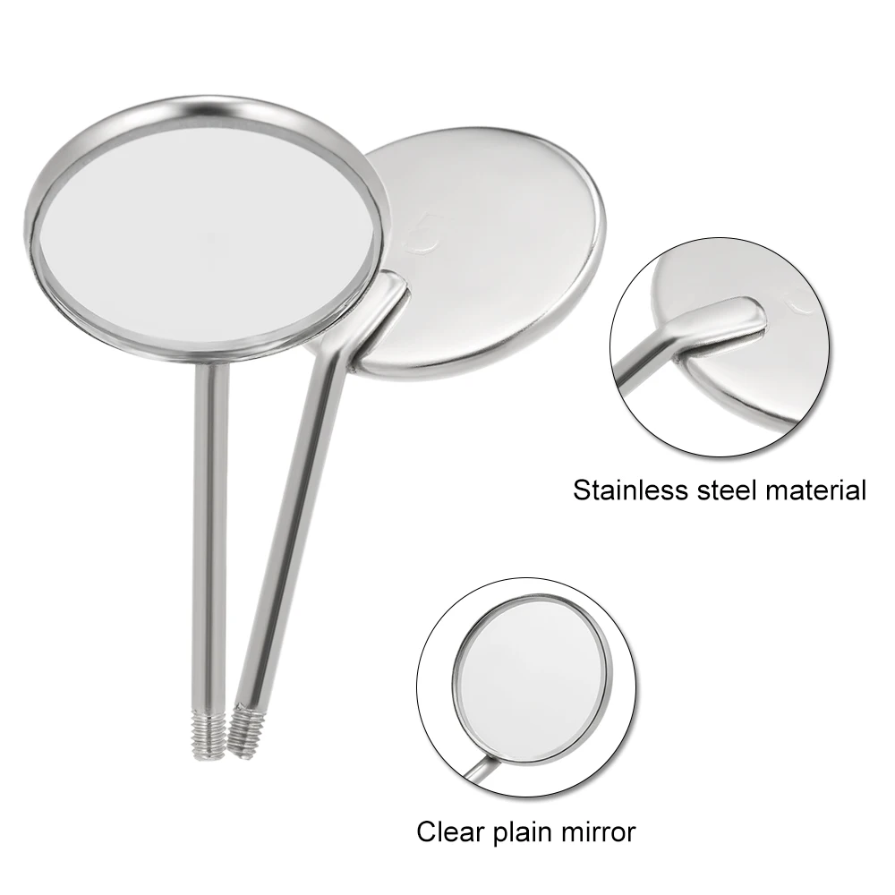 5 шт. стоматологическое зеркало простой уход за полостью рта 22 мм хирургические инструменты заменить инструменты для инструменты стоматолога аксессуары для отбеливания