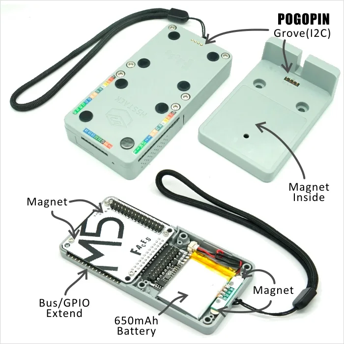 M5Stack ESP32 فتح مصدر وجوه جيب الكمبيوتر مع لوحة المفاتيح/لعبة فتى/حاسبة ل Micropython اردوينو