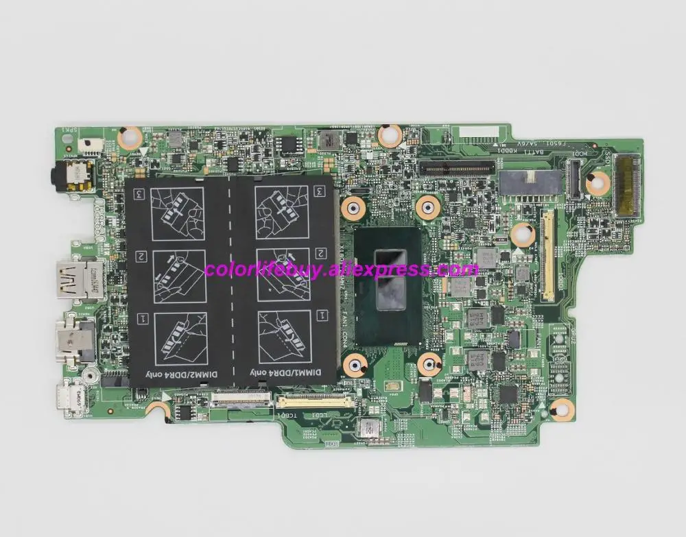 

Genuine 0M56T 00M56T CN-00M56T w i5-7200U CPU DDR4 Laptop Motherboard Mainboard for Dell Inspiron 13 7378 Notebook PC
