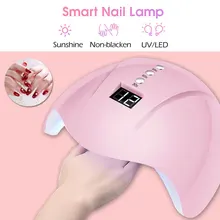 36 W высокой Мощность 12 Светодиодный УФ-лампы для ногтей гели для ногтей Сушилка для ногтей Таймер нажатием кнопки для ногтей льдинка светильник ногтей светодиодный фонарь лампа