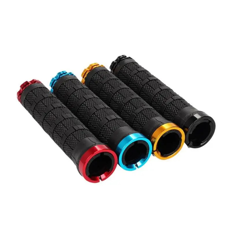 

Cycling Bike Handlebar Anti-Skid Bicycle Grips Rubber Bicycle Accessories MTB Cycling Parts Bicycle Grips Black Gold Red Blue