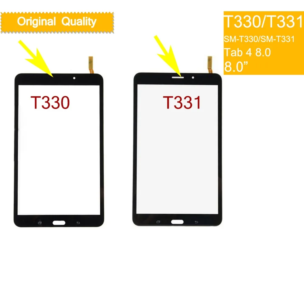 10 шт./лот для Samsung Galaxy Tab 4 8 0 SM-T331 T331 LTE T335 Wifi SM-T330 T330 сенсорный экран дигитайзер
