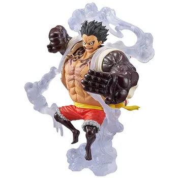 

anime 14cm One piece Luffy four gear Action Figure PVC New Collection figures toys brinquedos Collection model doll