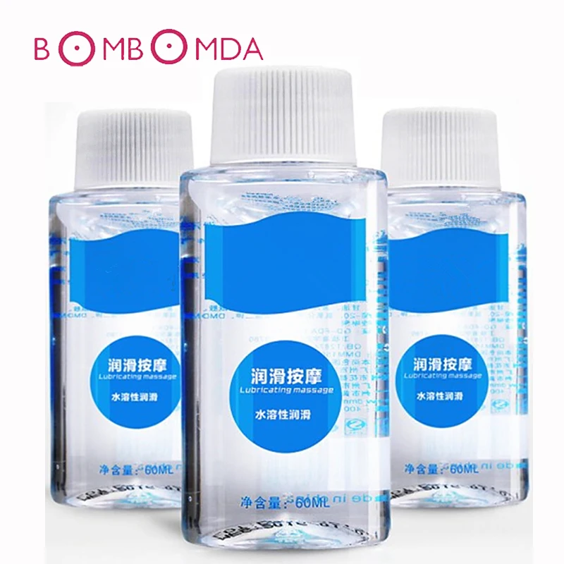 60ml Men Women Sex gel Lubricant Water Based Anal Oil Sex Products Easy to Clean Body Massage Oil Lubricant for Vagina Lubricant