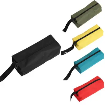 

Portable Oxford Metal Parts Tool Bags Zipper Pouches Instrument Organizer Stationery Holder