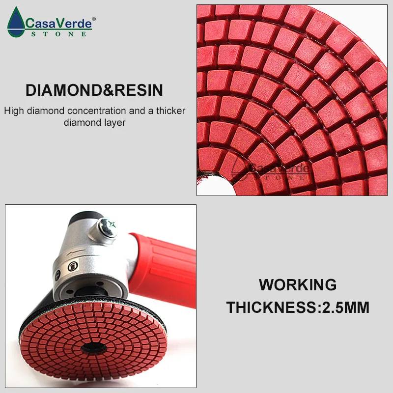 Рисунок 3 - Влажная алмазная полировка для гранита и мрамора