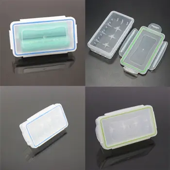 

Mayitr 2pcs For 18650/16340/CR123A Waterproof Battery Holder Storage Box Hard Plastic High Quality Battery Case New