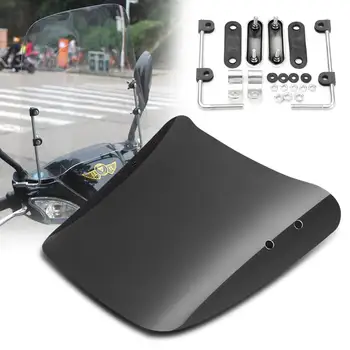

Universal Motorcycle Windscreedns Transparent Windshield Spoiler Air Deflector Scooter Wind Shield Scratch Resistant 37.5x39cm