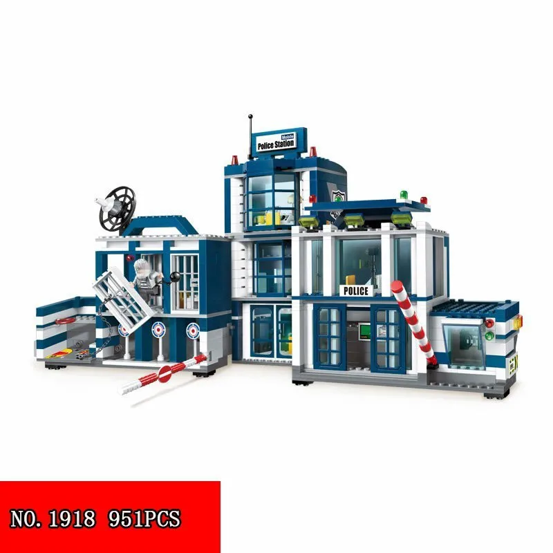 

851pcs New 1918 Building Blocks Plastic Pattern Series Aircraft Children Alpinia Oxyphylla Assembling Toys Move Headquarters