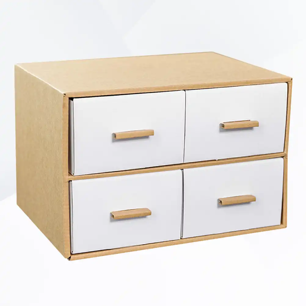 1 Pc Storage Box Multi Deck Space Saving Drawer Type Desktop