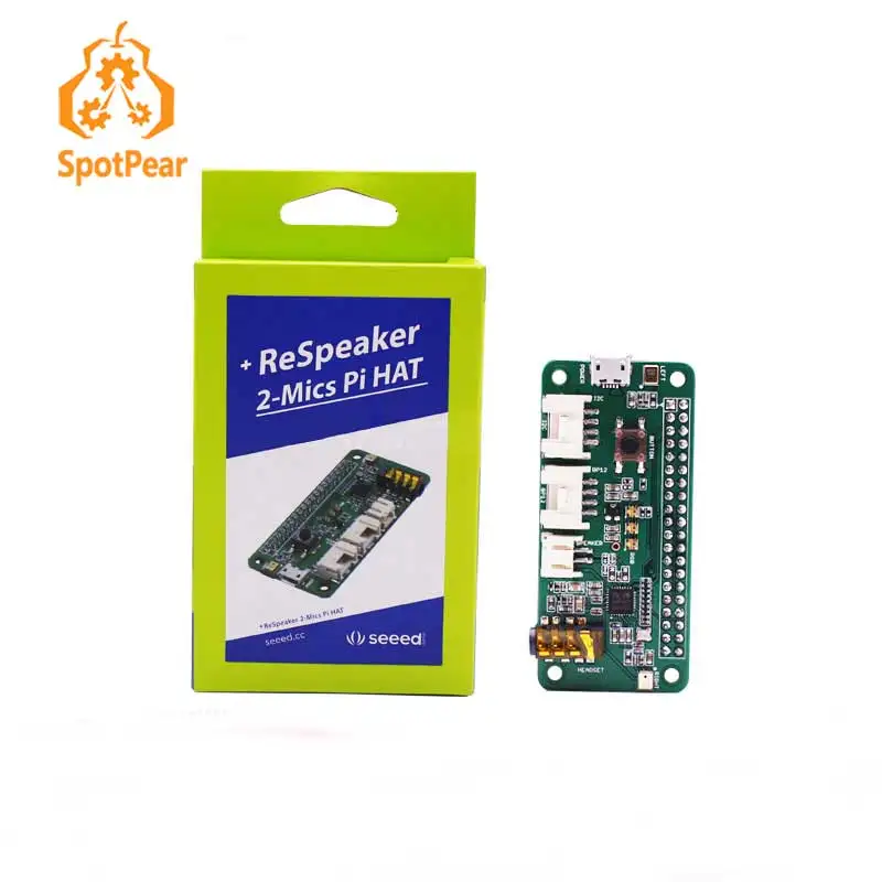 Плата расширения для Raspberry Pi Zero 3B + WH умный голосовой модуль с двойным