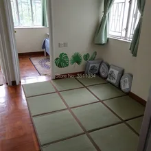 Японский 12 мм толщина натуральный Раш татами ковер татами напольный лист легкий для гостиной спальни матрас напольный коврик