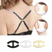 Sujetador con hebilla estilo coreano en forma de I sujetador Invisible antideslizante Anti-Exposición accidental ropa interior correa cruzada anti-derramamiento Honda(China)